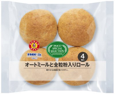 ＰＳＳ　オートミールと全粒粉入りロール