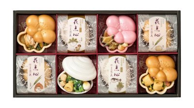 MS25R京都・辻が花　京野菜のお吸物最中詰合せ
