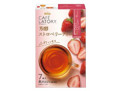 「ブレンディカフェラトリー」スティック　芳醇ストロベリーティー７本