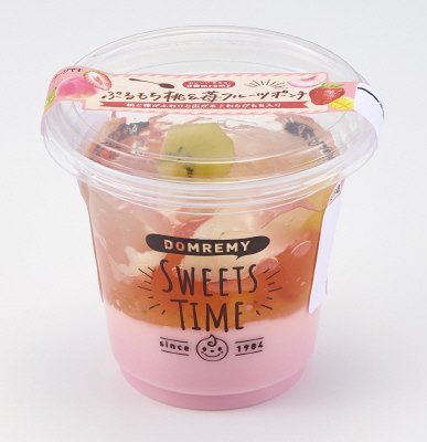 ぷるもち桃＆苺フルーツポンチ