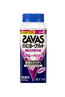 ザバスＭＩＬＫＰＲＯＴＥＩＮのむヨーグルト脂肪０ブルーベリー