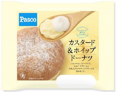 カスタード＆ホイップドーナツ