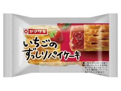 いちごのずっしりパイケーキ