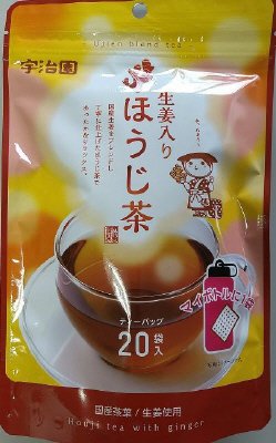生姜入りほうじ茶ティーバッグ