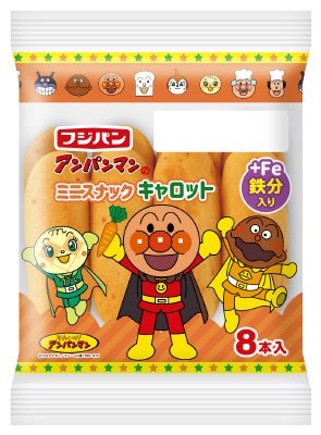 アンパンマンのミニスナックキャロット
