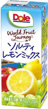 Dole World Fruit Journey ソルティレモンミックス100%