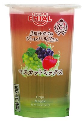 ３層仕立てのジュレパルフェ　マスカットミックス