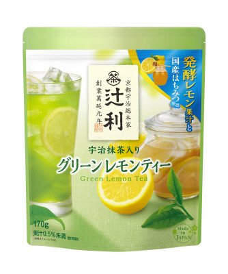 辻利　宇治抹茶入りグリーンレモンティー
