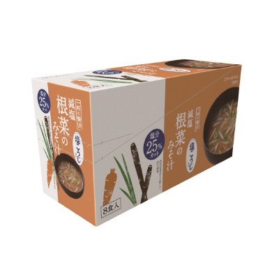 一杯の贅沢　減塩根菜のみそ汁　塩こうじ使用