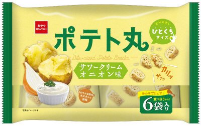 ポテト丸サワークリームオニオン味６袋入り