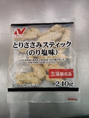 とりささみスティック（のり塩味）
