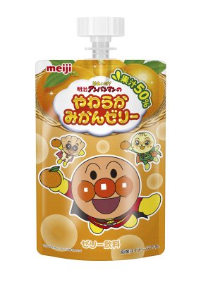 明治それいけ！アンパンマンのやわらかみかんゼリー