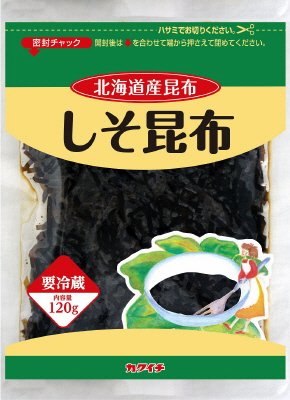 北海道産しそ昆布１２０ｇ
