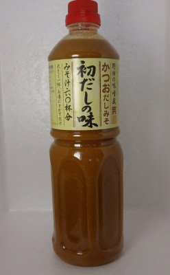 かつおだしみそ初だしの味