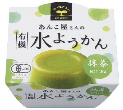 Ｅあんこ屋さんの有機水ようかん　抹茶