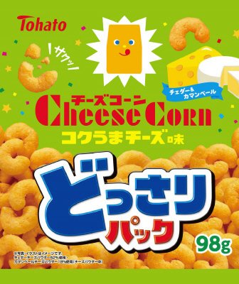 どっさりパックチーズコーンコクうまチーズ味