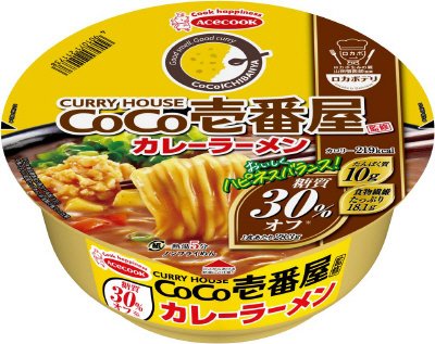 ロカボデリ　ＣｏＣｏ壱番屋監修カレーラーメン　糖質オフ