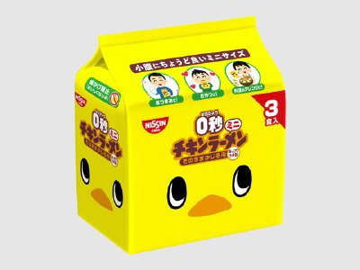 ０秒チキンラーメン　ミニ　３食パック