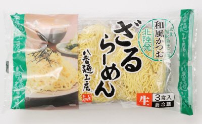 北陸発　ざるらーめんかつお風味３食