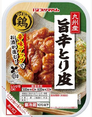 つまみ鶏　九州産旨辛とり皮