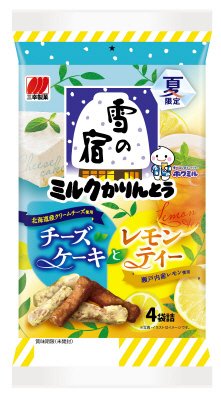 雪の宿ミルクかりんとうチーズケーキとレモンティー