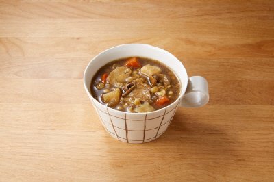 ポルチーニ茸とハト麦のスープ