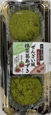 十勝大納言使用　ぜんざい風　抹茶葛あずき