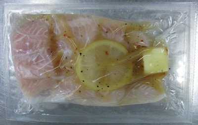 白身魚のレモンバター