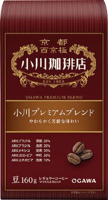 小川珈琲店 小川プレミアムブレンド 豆 160G
