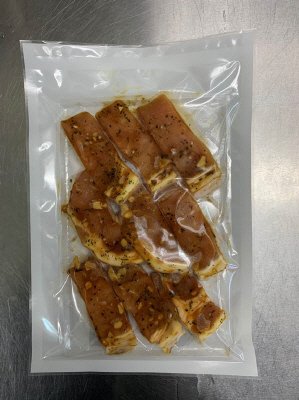 豚ロースフィンガーカットステーキ(ガーリックバター醤油仕立て)