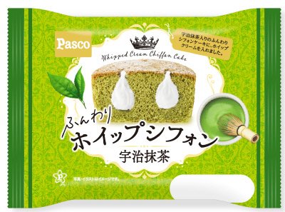 ふんわりホイップシフォン　宇治抹茶