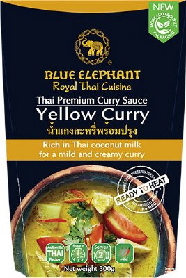 ブルーエレファントすぐ食べられるイエローカレー