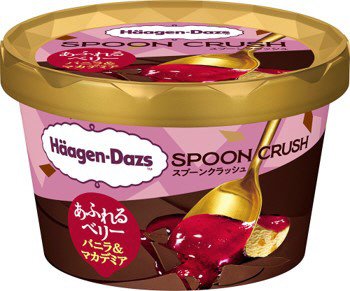 ミニカップ　SPOON CRUSH　あふれるベリー　バニラ＆マカデミア