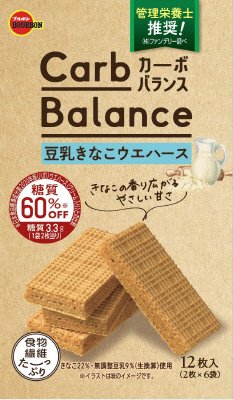 カーボバランス豆乳きなこウエハース