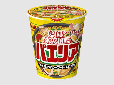 カップヌードル　シーフードパエリア味