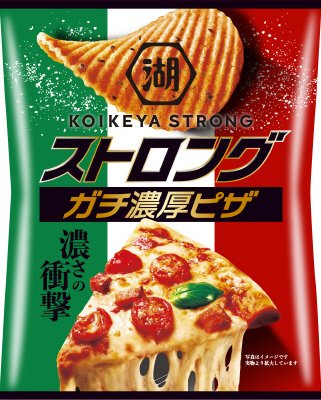 湖池屋ストロングポテトチップス　ガチ濃厚ピザ