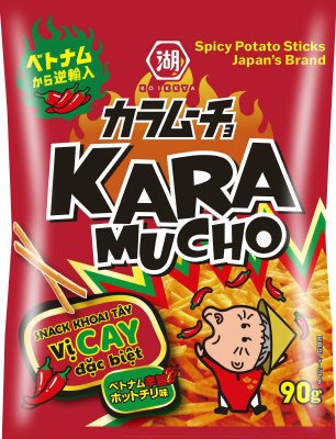（ベトナム製造）９０ｇベトナムスティックカラムーチョホットチリ味