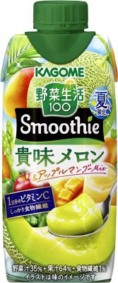 野菜生活１００Ｓｍｏｏｔｈｉｅ　貴味メロン＆アップルマンゴーＭｉｘ