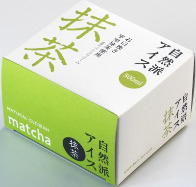 自然派アイス　抹茶