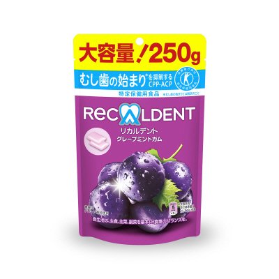 リカルデント　グレープミントガム　スタンドパウチ