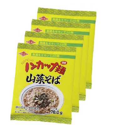 ノンカップ麺山菜そば