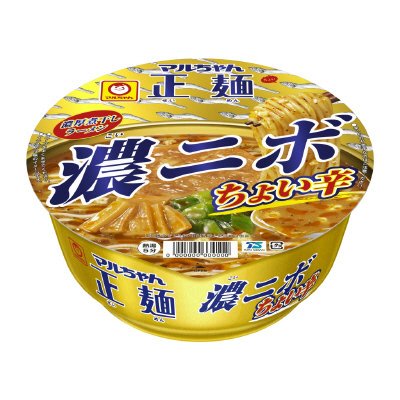 マルちゃん正麺　カップ　濃ニボ　ちょい辛