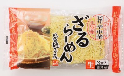 北陸発　ざるらーめんピリ辛中華３食