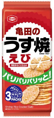 ７０ｇ亀田のうす焼えび