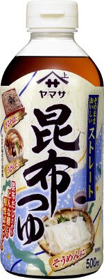 ヤマサ昆布つゆストレート 500mlパック