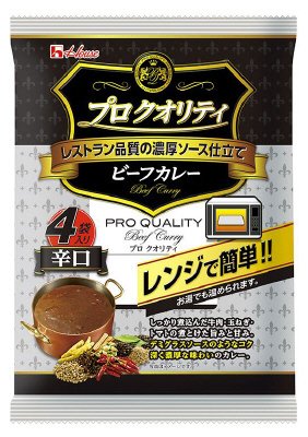 プロクオリティ　ビーフカレー４袋入り辛口