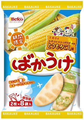 ばかうけ　とうもろこし味