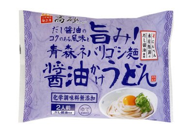 青森ネバリゴシ麺醤油かけうどん