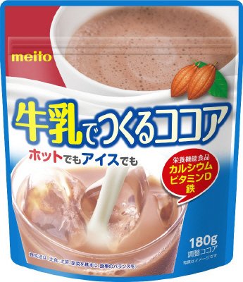 牛乳でつくるココア　１８０Ｇ