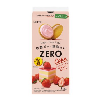 ゼロ　シュガーフリーケーキ＜甘酸っぱ苺＞